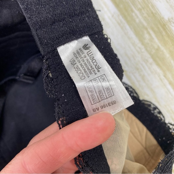 Wacoal Black & Tan Lace All Dressed Up Contour Bra - Picture 4 of 5